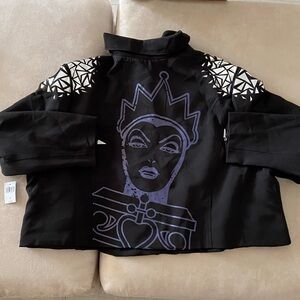 Disney Villains Evil Queen Black Biker Jacket